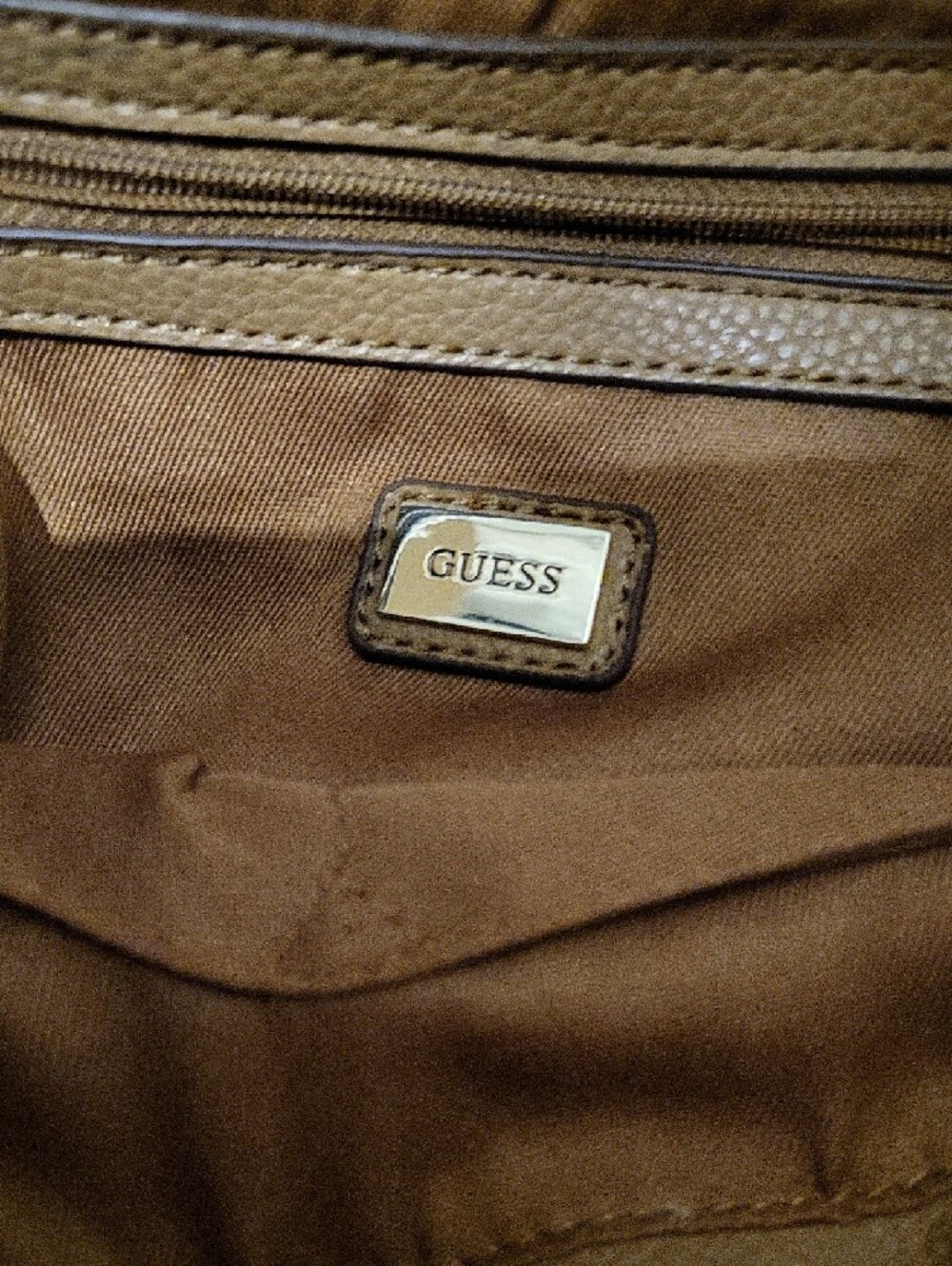 GUESS Tan Studded Drawstring Backpack - Picture 2 of 8